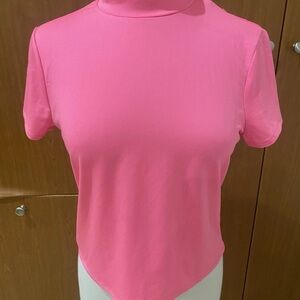 Chic Pink Short Sleeve Women's Tee